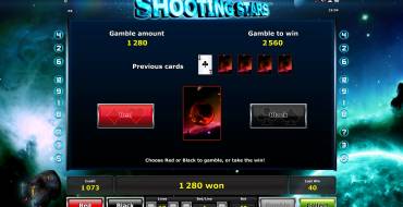 Shooting Stars: 