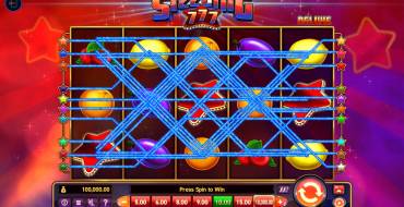 Sizzling 777 Deluxe: Slot machine