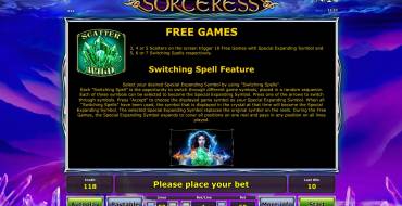 Sorceress: 