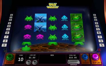 Space Invaders slot (Canada)