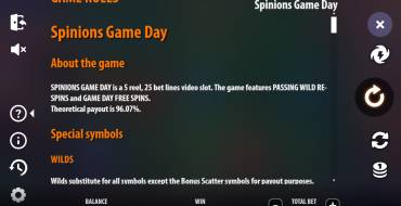 Spinions Game Day: Rules