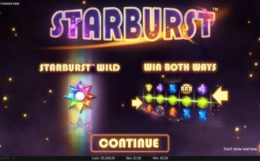 Starburst slot (Canada)