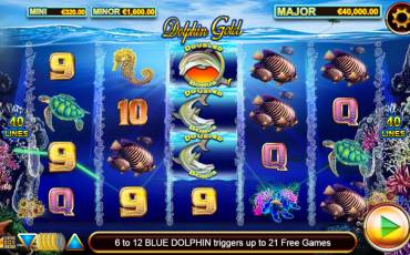 Stellar Jackpots with Dolphin Gold slot (Canada)