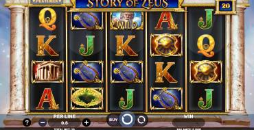 Story Of Zeus: Slot machine