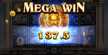 Story Of Zeus: Winnings