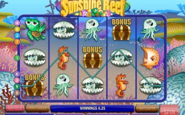 Sunshine Reef slot (Canada)