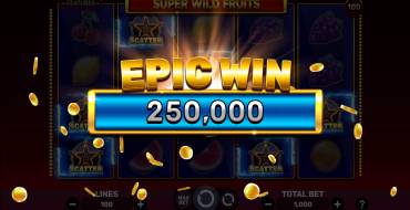 Super Wild Fruits: Winnings