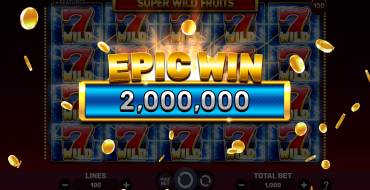 Super Wild Fruits: Winnings