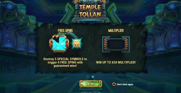 Temple of Tollan: Unique features