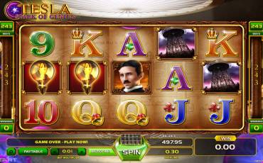 Tesla: Spark of Genius slot (Canada)