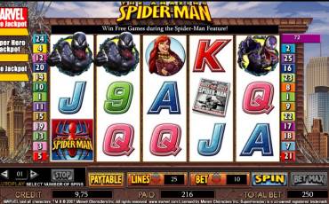 The Amazing Spider-Man slot (Canada)