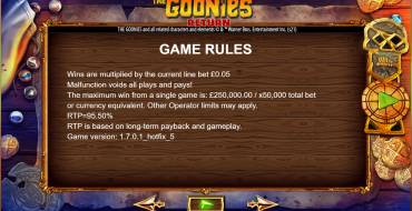 The Goonies Return: Rules