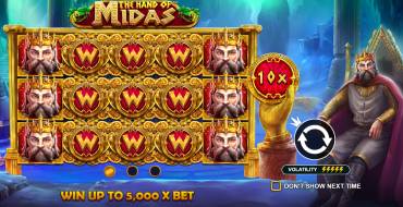 The Hand of Midas: Slot machine