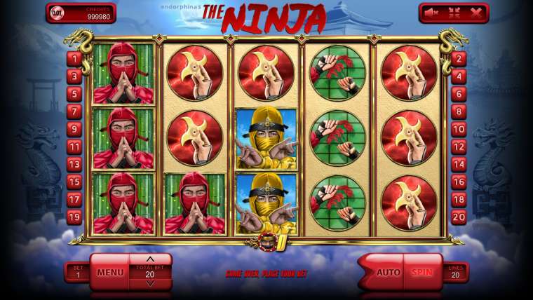 Play The Ninja slot CA