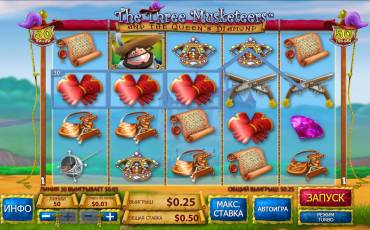 The Three Musketeers and the Queen’s Diamond slot