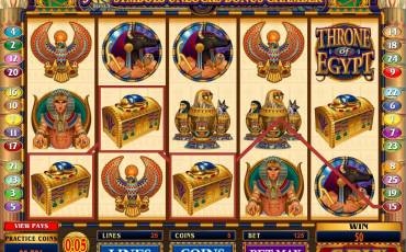 Throne of Egypt slot (Canada)