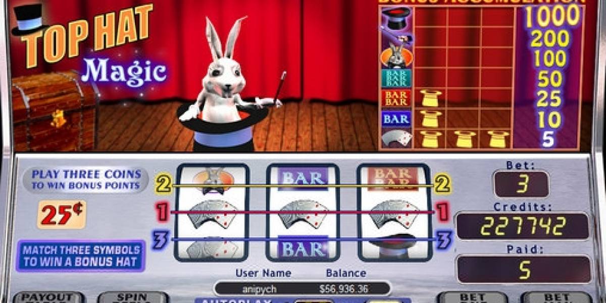 Top Hat Magic slot (Canada)