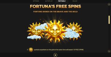 Tower of Fortuna: Free spins and/or respins