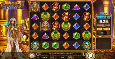 Treasures of Cleopatra: Slot machine