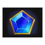 Blue gemstone symbol in Treasures of Fire: Scatter Pays slot