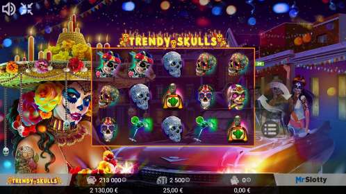 Trendy Skulls by Mr Slotty CA