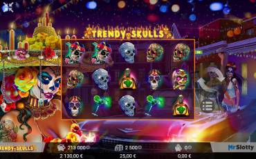 Trendy Skulls slot (Canada)