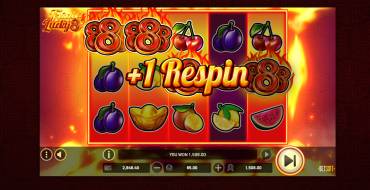 Triple Lucky 8's: Free spins and/or respins