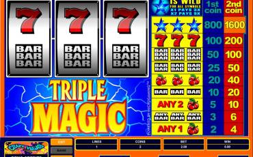 Triple Magic  slot (Canada)