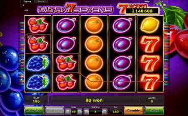 Ultra Sevens slot (Canada)