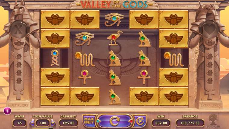 Play Valley of the Gods slot CA