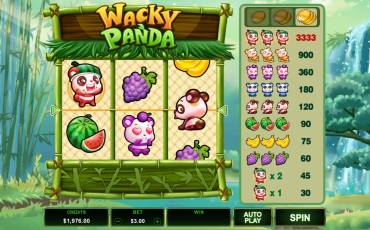 Wacky Panda slot (Canada)