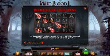 Wild Blood 2: Free Spins