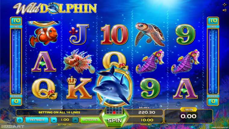 Play Wild Dolphin slot CA