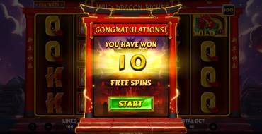 Wild Dragon Riches: Free spins