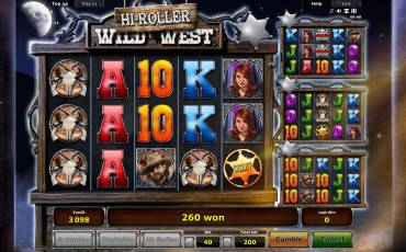 Wild West Hi-Roller slot (Canada)