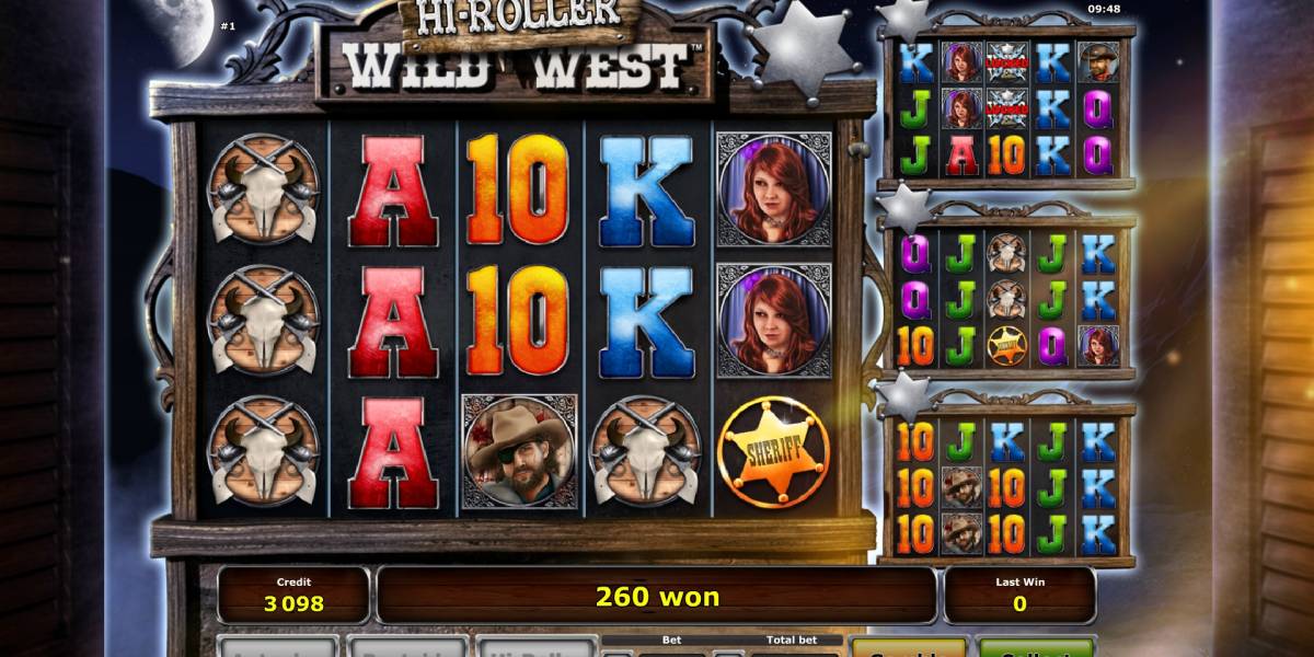 Wild West Hi-Roller slot (Canada)