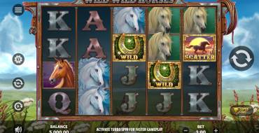 Wild Wild Horses: Slot machine