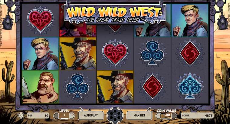 Play Wild Wild West: The Great Train Heist slot CA