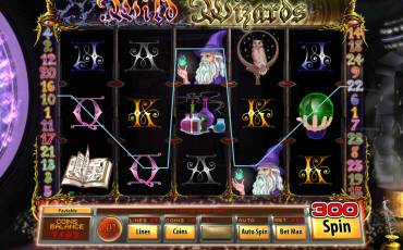 Wild Wizards slot (Canada)