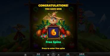 Wild Yield: Free spins and/or respins