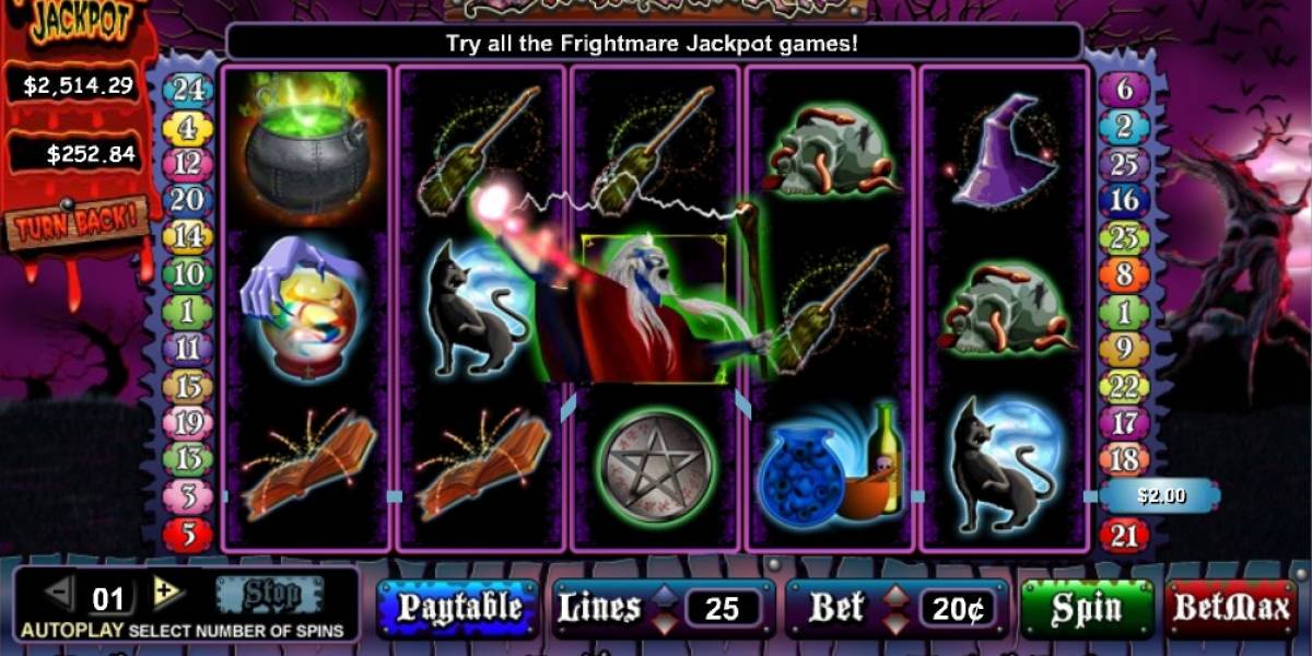 Witches and Warlocks slot (Canada)