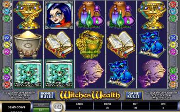 Witches Wealth slot (Canada)