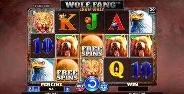 Wolf Fang Iron Wolf: Slot machine