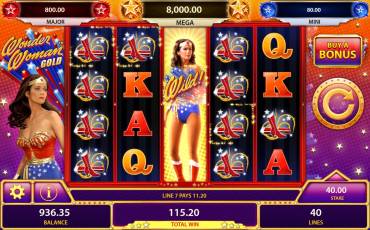 Wonder Woman Gold slot (Canada)