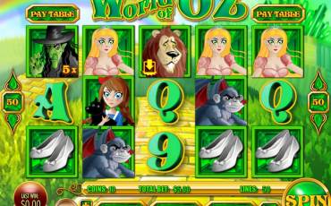 World of Oz slot (Canada)