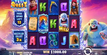 Yeti Quest: Free spins