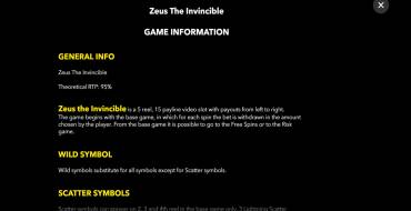 Zeus the Invincible: Rules