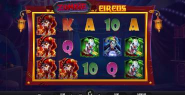 Zombie Circus: Slot machine