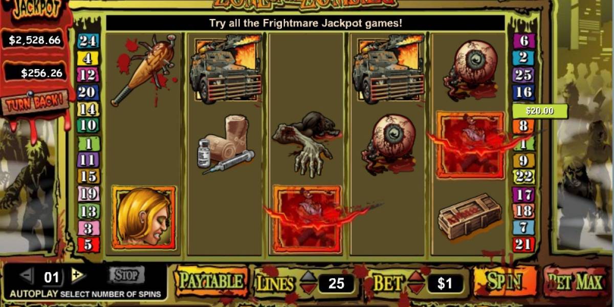 Zone of the Zombies slot (Canada)