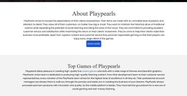 PlayPearls: PlayPearls page on the GammaStack website